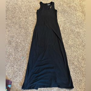Pact organic XS black maxi dress